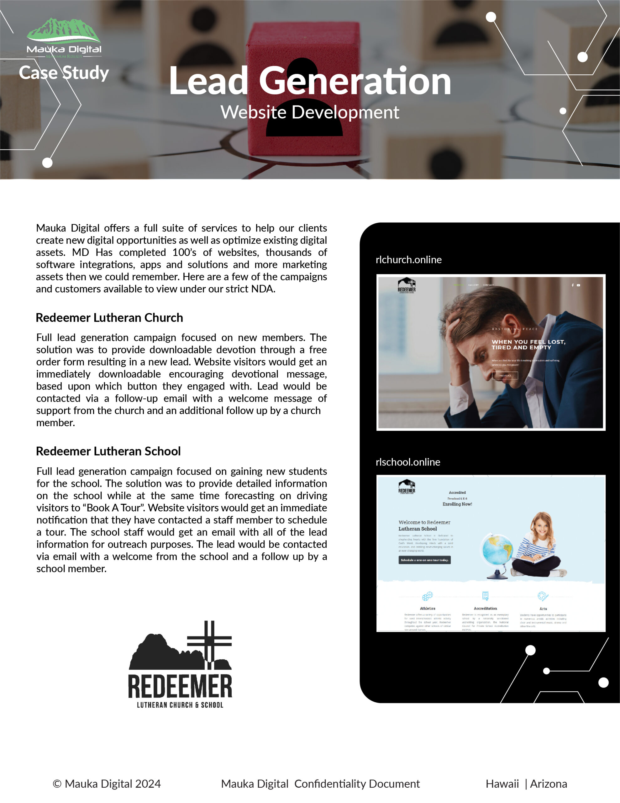 Case study: Lead Generation Web Dev