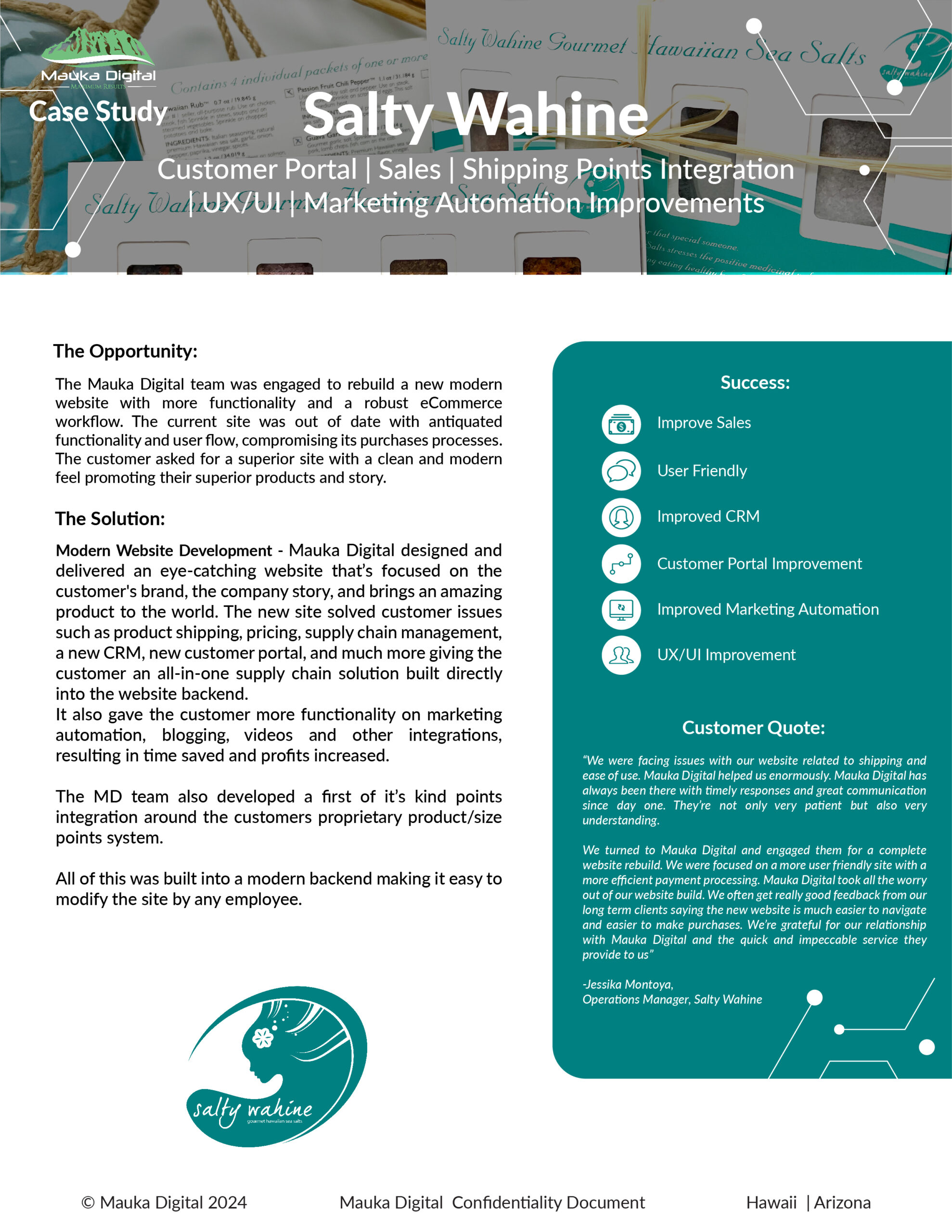 Case Study: Salty Wahine Testimonial